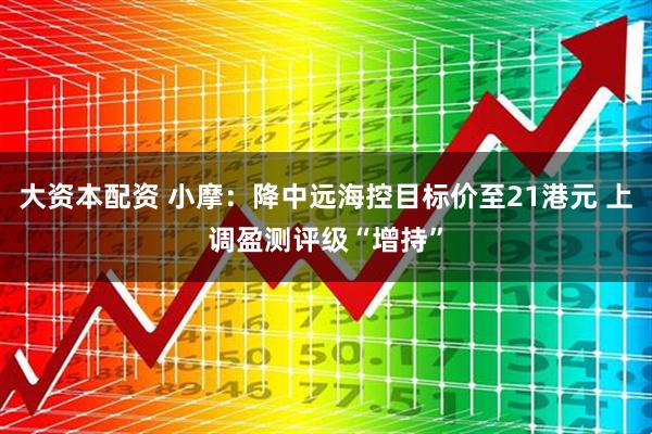 大资本配资 小摩：降中远海控目标价至21港元 上调盈测评级“增持”