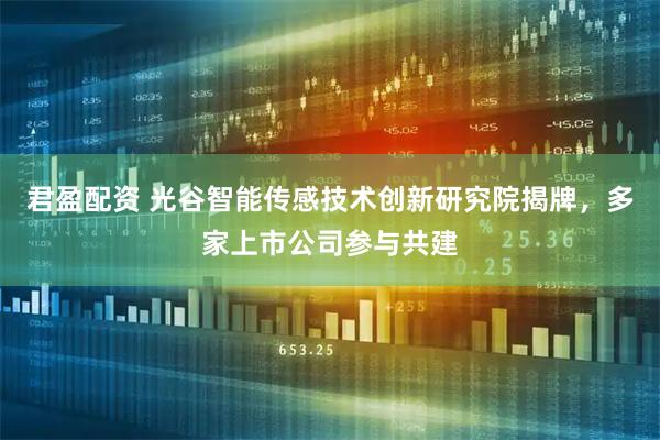 君盈配资 光谷智能传感技术创新研究院揭牌，多家上市公司参与共建