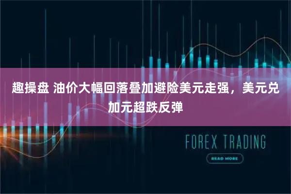趣操盘 油价大幅回落叠加避险美元走强，美元兑加元超跌反弹